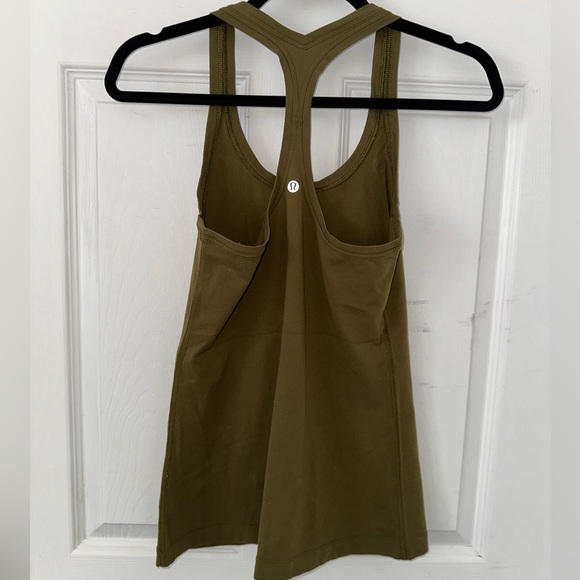 Lululemon Army Green Tank - Picture 2 of 2